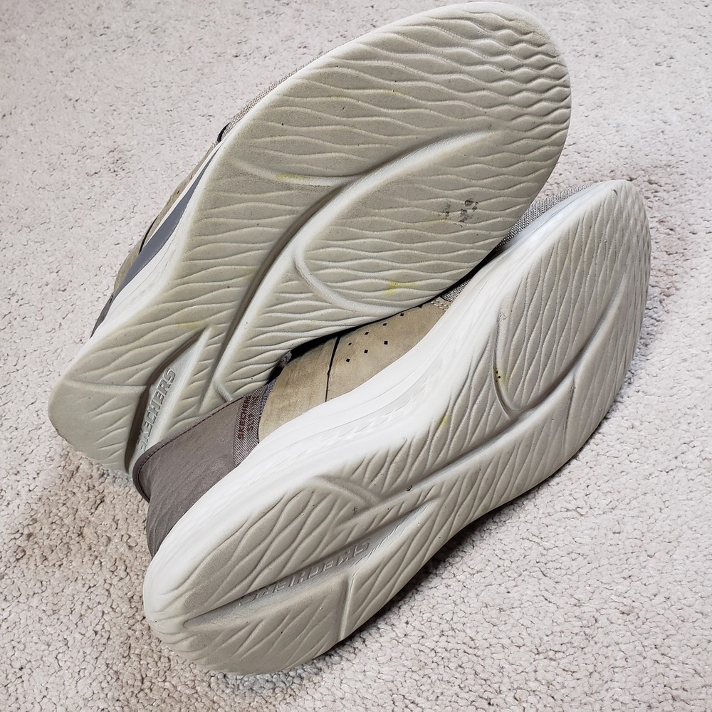 Skechers Hands Free Slip-ins Slade Ocon Mens Size 12 Shoes 210811 Taupe - Picture 9 of 9